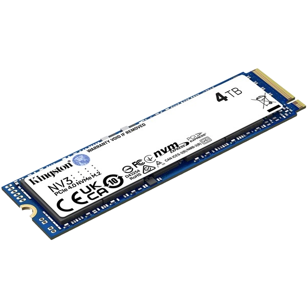 4TB Kingston NV3 M.2 2280 PCI Express 4.0 x4 NVMe Solid State Drive